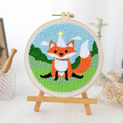 Party Fox-Punch Needle Kit