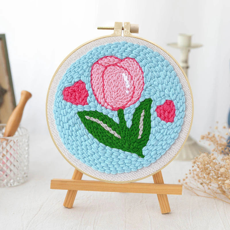 Sky Tulip-Punch Needle Kit
