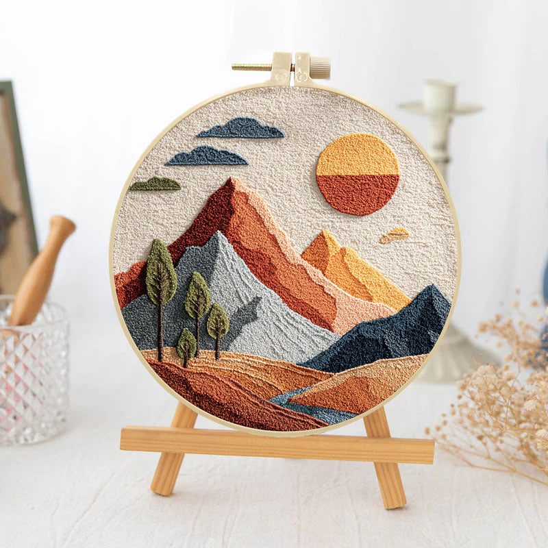 Ember Peaks-Punch Needle Kit