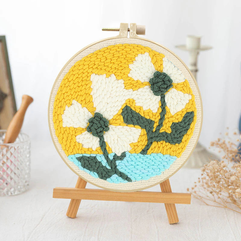 Blazing Petals-Punch Needle Kit
