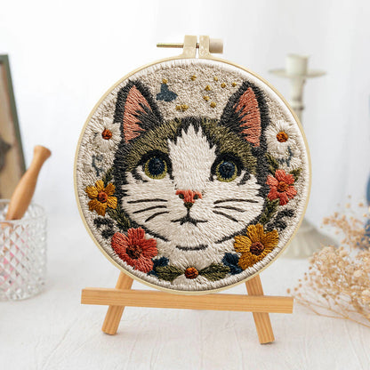 Stargaze Kitten-Punch Needle Kit