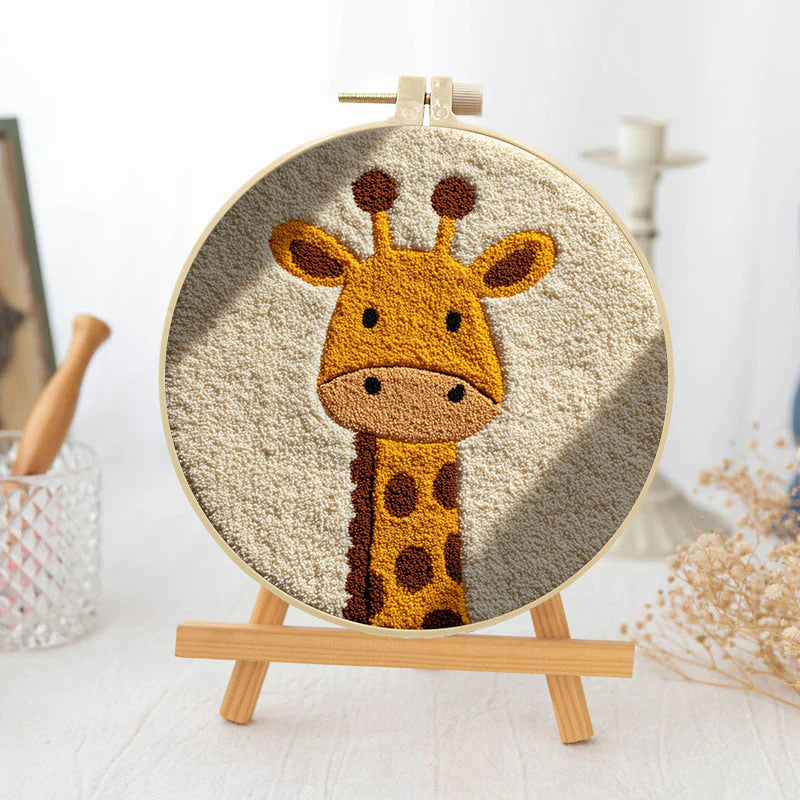 Gentle Giraffe-Punch Needle Kit