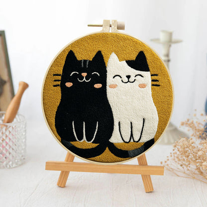 Purrfect Pair -Punch Needle Kit
