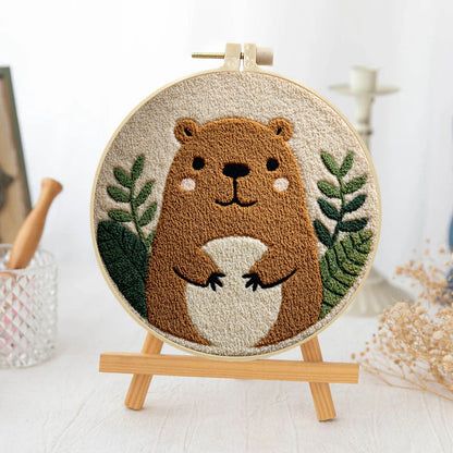 Cozy Beaver-Punch Needle Kit