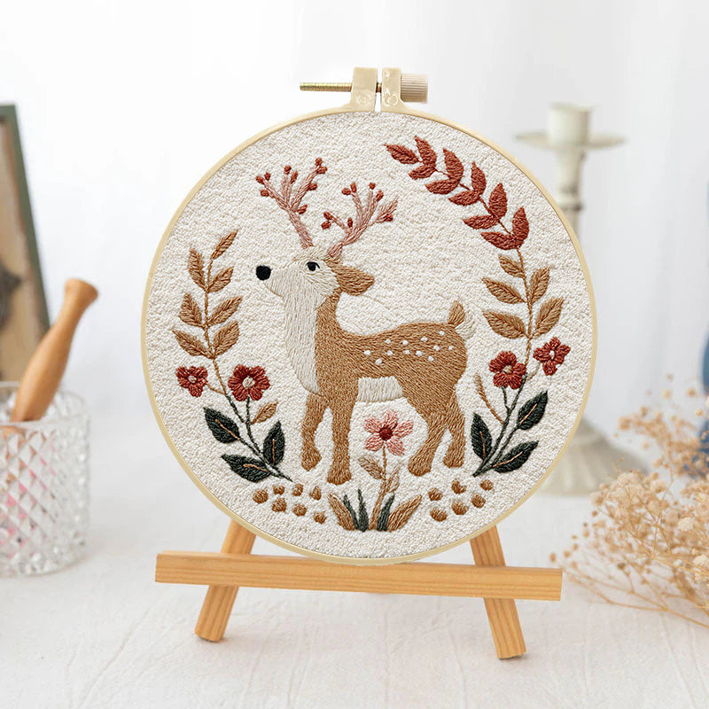 Gentle Fawn-Punch Needle Kit