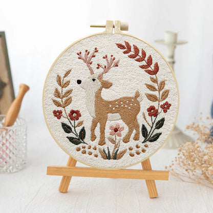 Gentle Fawn-Punch Needle Kit
