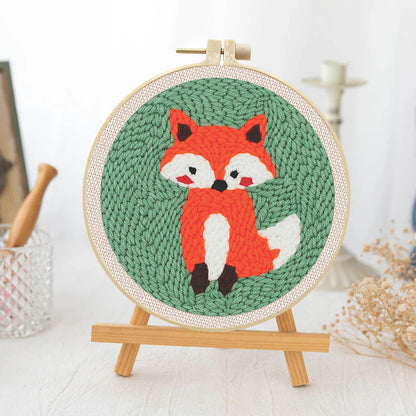Cozy Fox-Punch Needle Kit