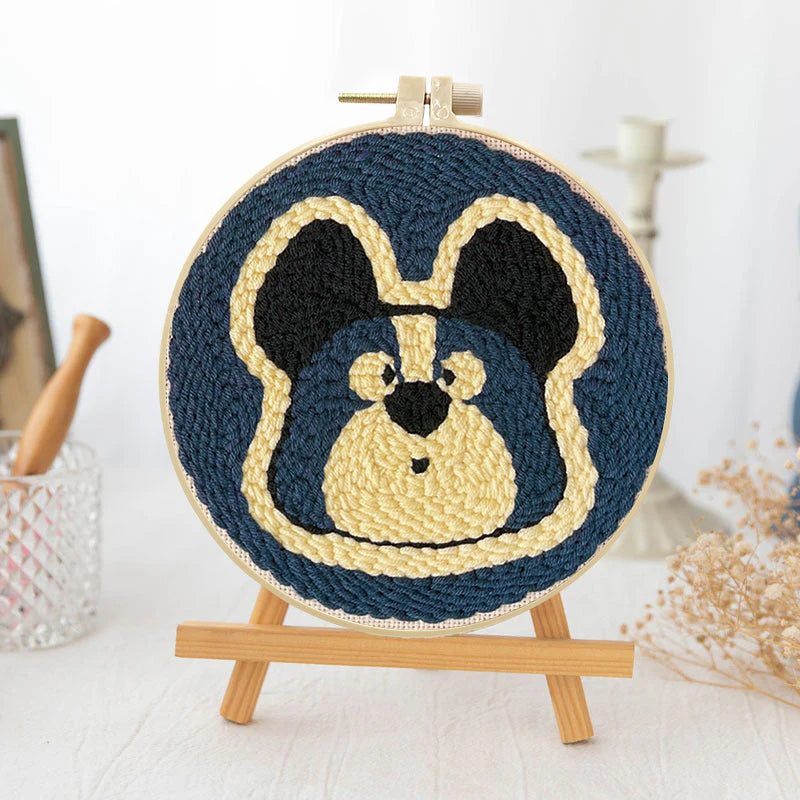 Paris Pup Frenchie-Punch Needle Kit