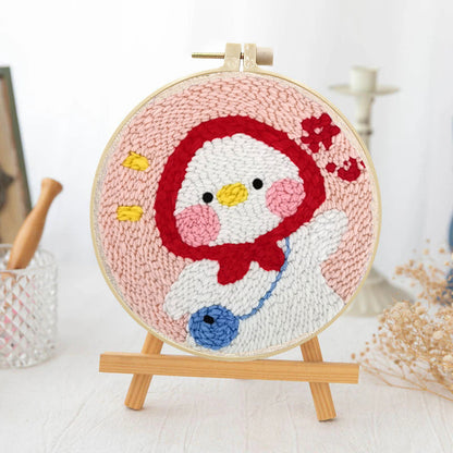 Red Hood Chick-Punch Needle Kit