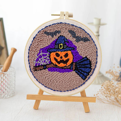 Spellbound Pumpkin -Punch Needle Kit