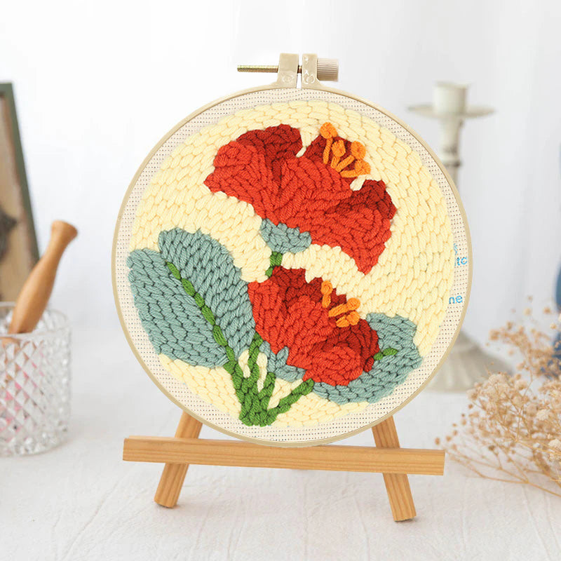Crimson Duet -Punch Needle Kit