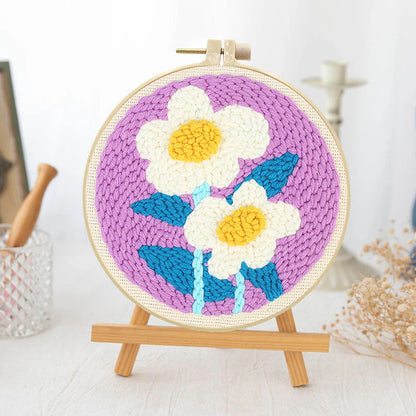 Floral Tapestry -Punch Needle Kit