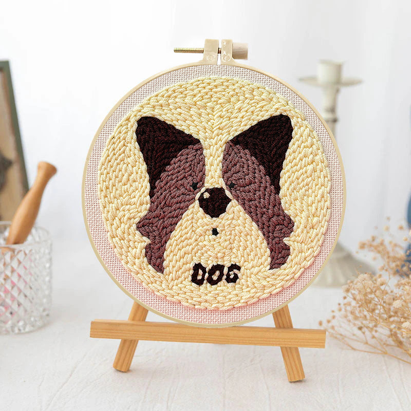 Sheltie Smile-Punch Needle Kit
