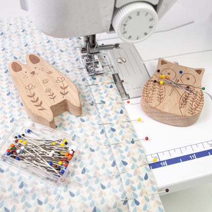 [Embroidery] Wooden Magnetic Needle Minder