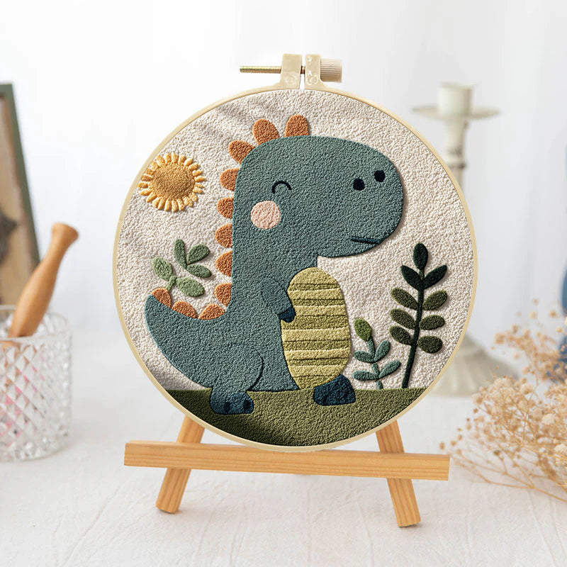 Sunny Dino-Punch Needle Kit