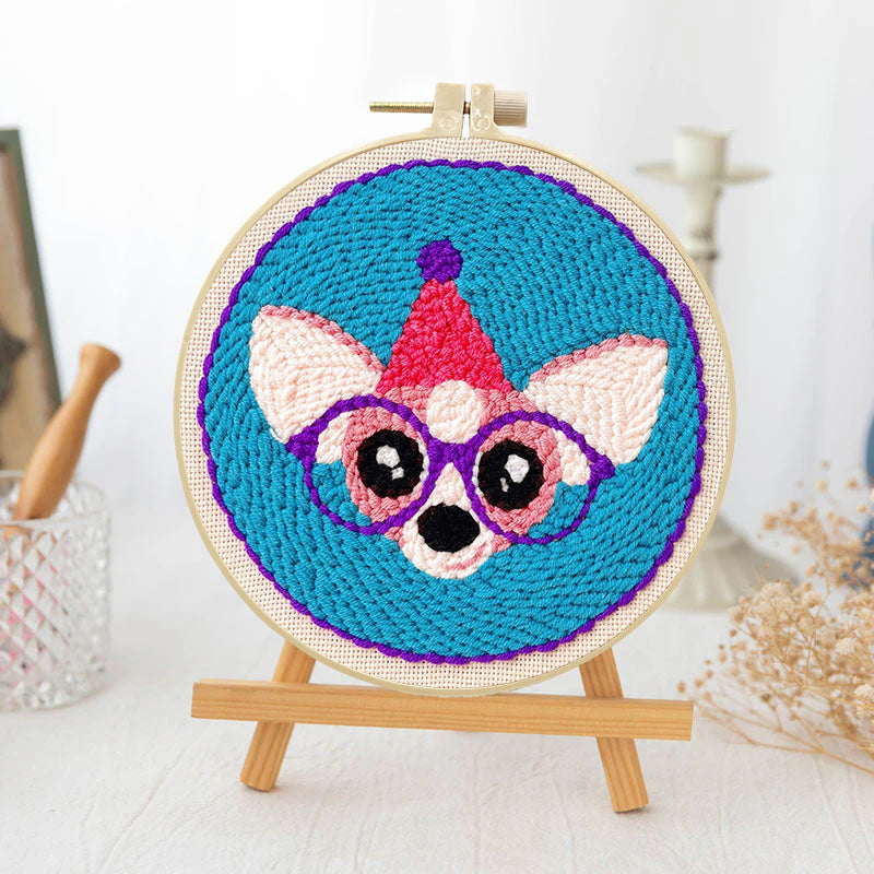 Party Pup -Punch Needle Kit