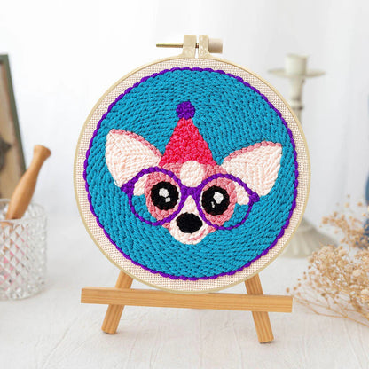 Party Pup -Punch Needle Kit