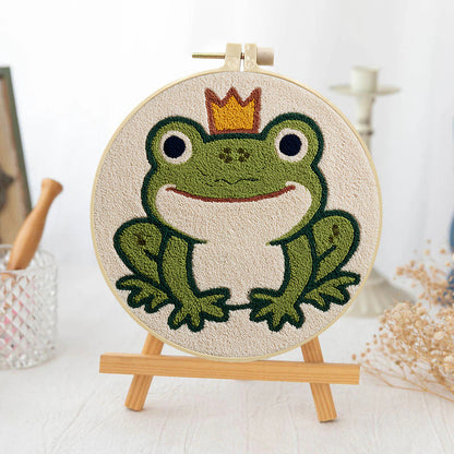Frog Prince-Punch Needle Kit