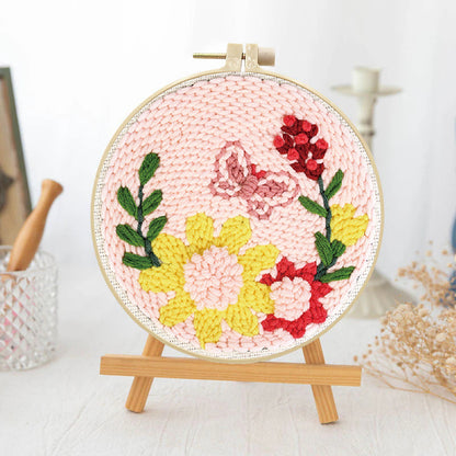 Butterfly Kiss -Punch Needle Kit