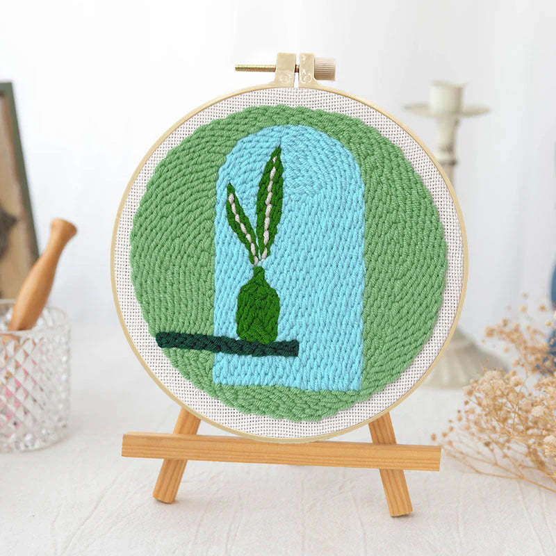 Verdant Niche -Punch Needle Kit