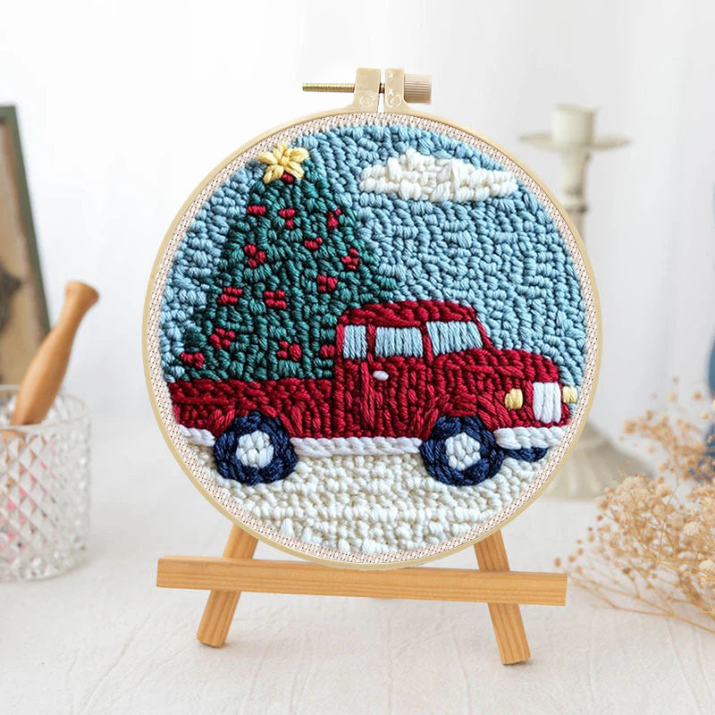 Holiday Homecoming-Punch Needle Kit