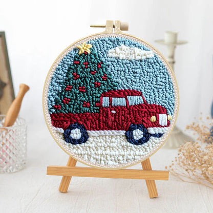 Holiday Homecoming-Punch Needle Kit