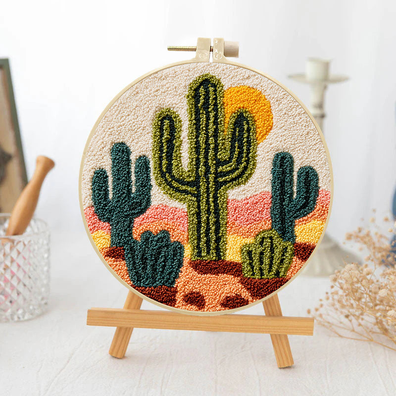 Desert Bloom-Punch Needle Kit
