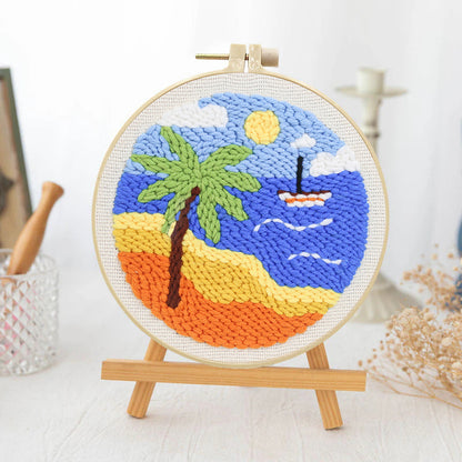 Sunlit Cove-Punch Needle Kit
