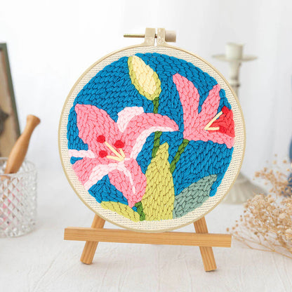 Lily Burst -Punch Needle Kit