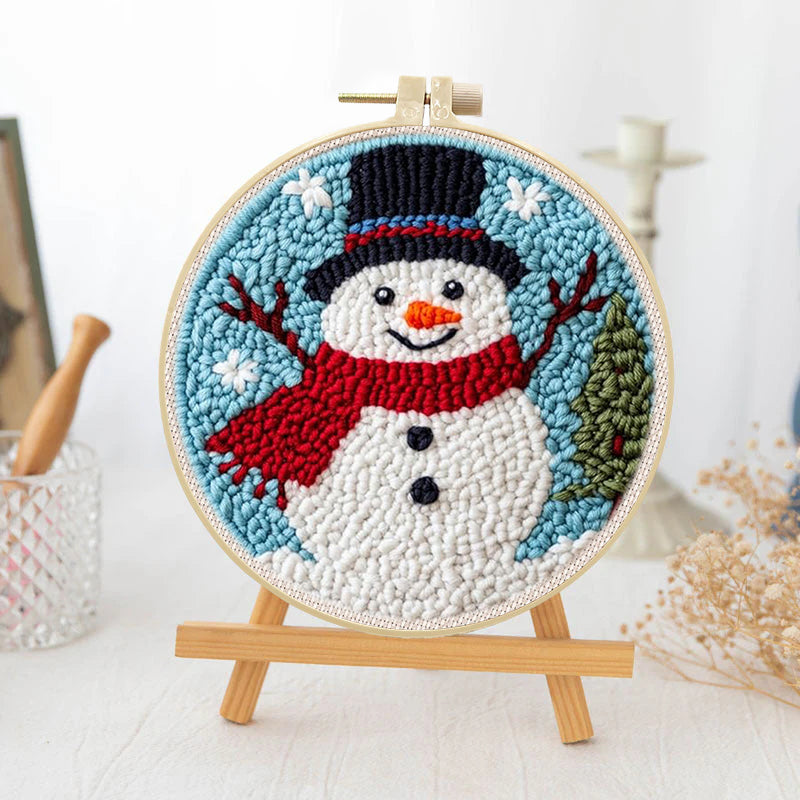 Frosty Cheer-Punch Needle Kit