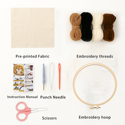 Spring Heart Tulip-Punch Needle Kit