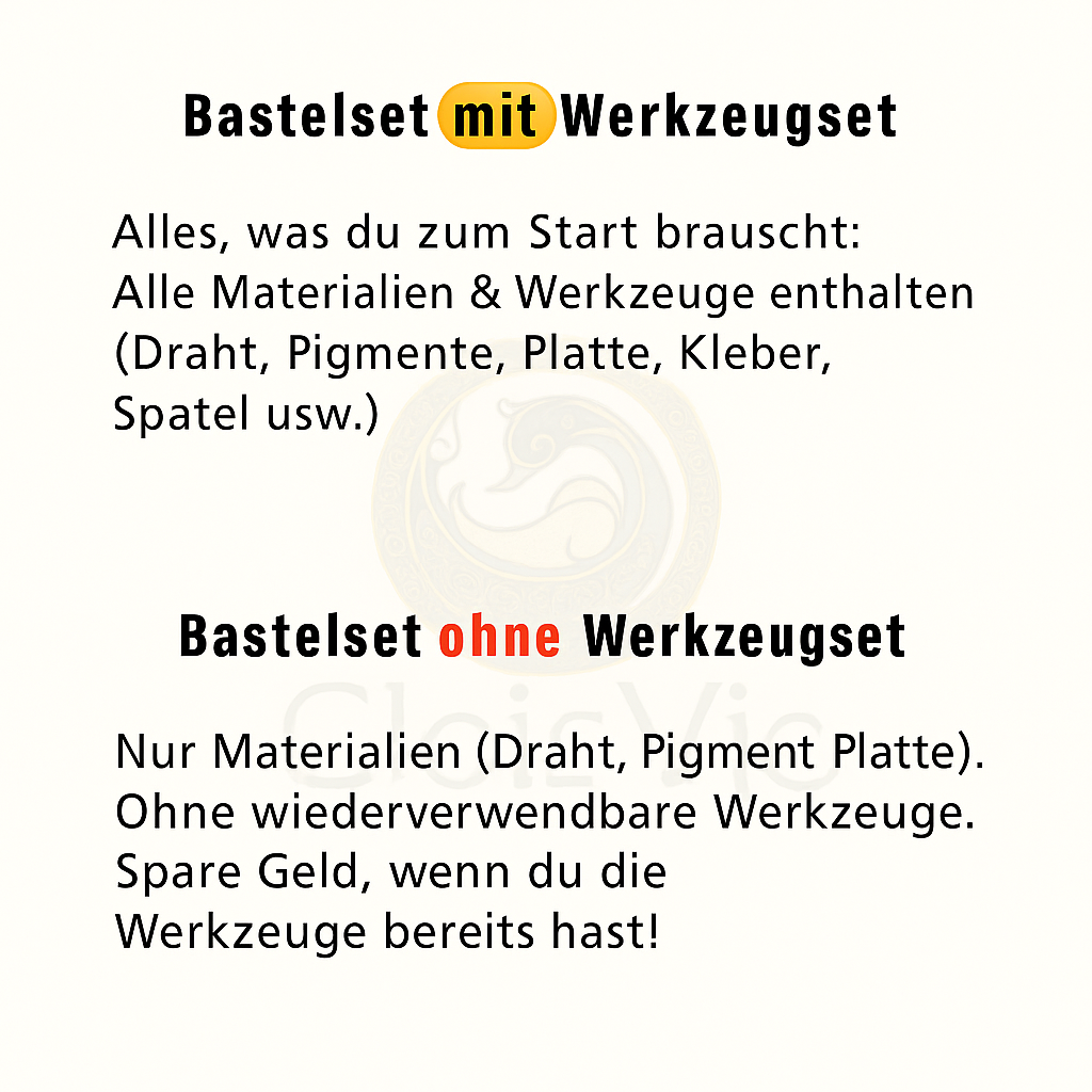 Zwei Goldfische – Cloisonné Kit