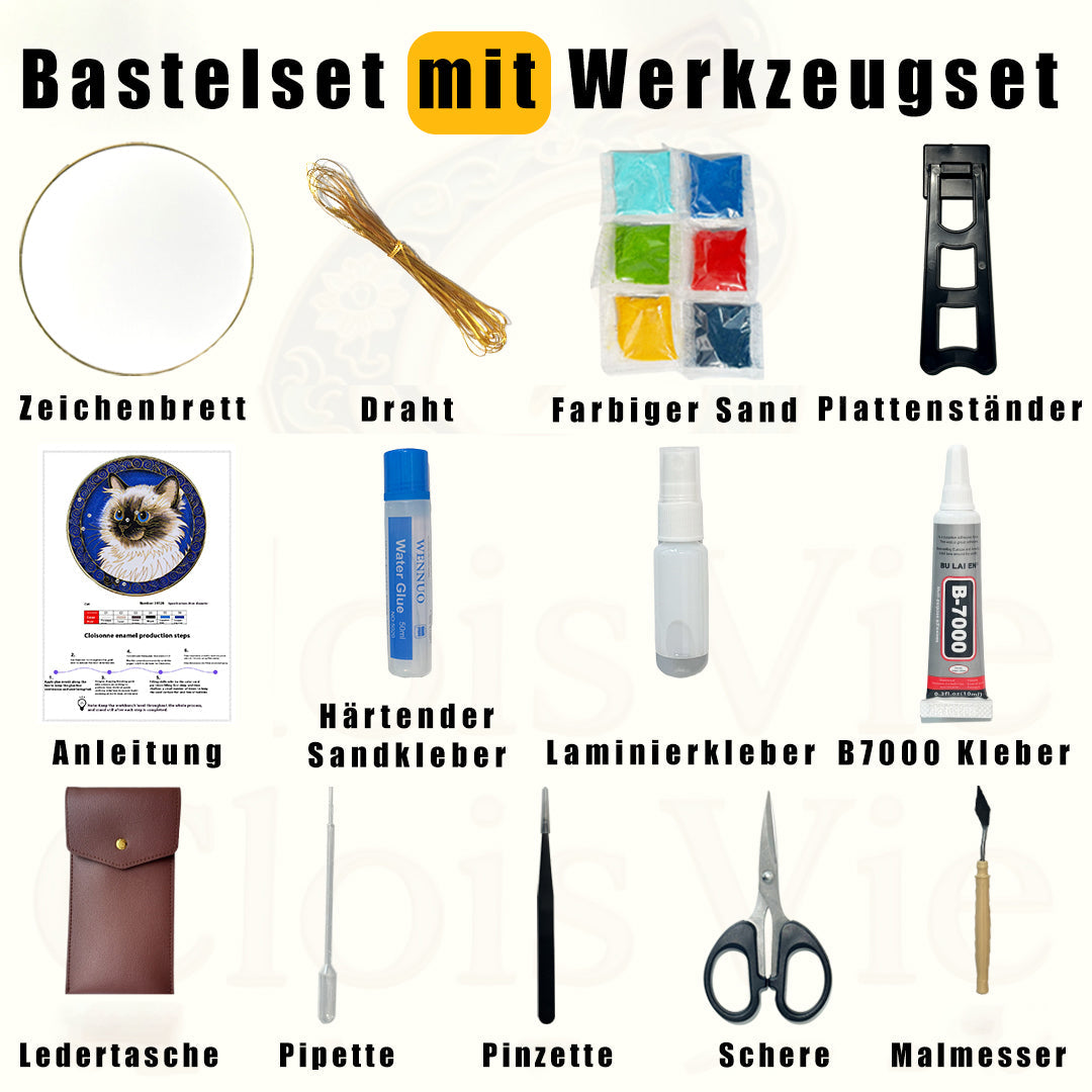 Zwei Goldfische – Cloisonné Kit