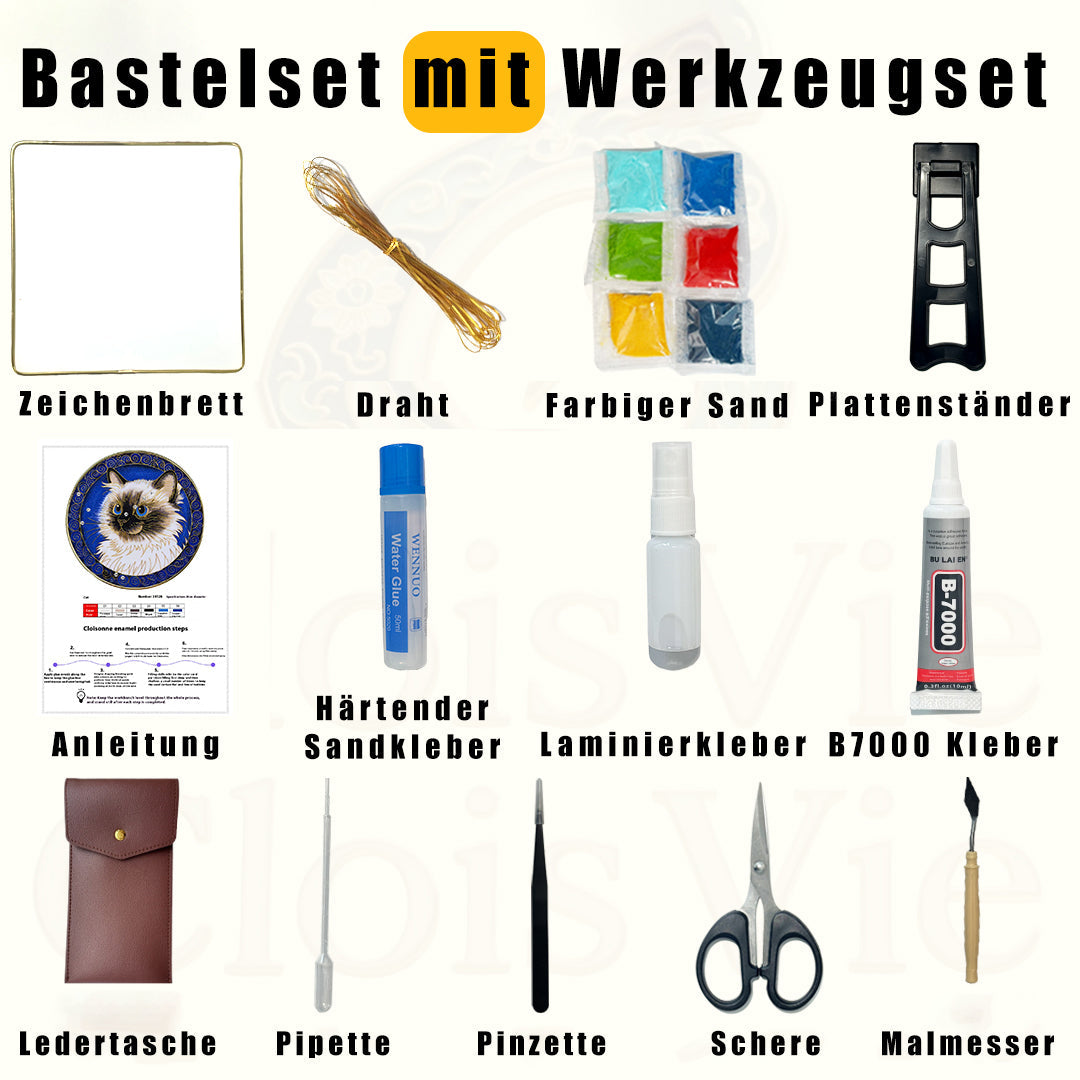 Alpen-Stiefmütterchen - Cloisonné Kit
