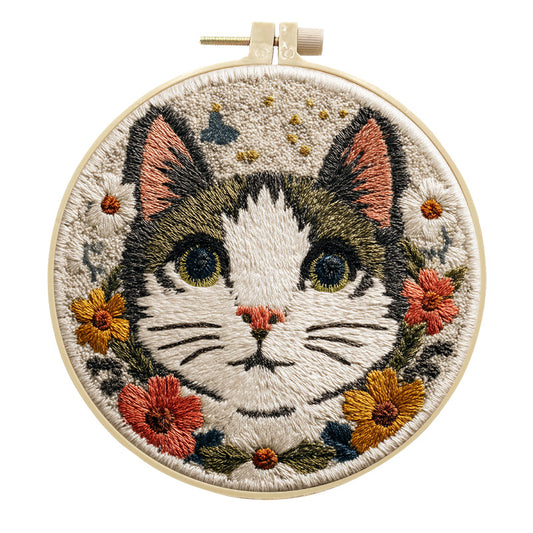 Stargaze Kitten-Punch Needle Kit