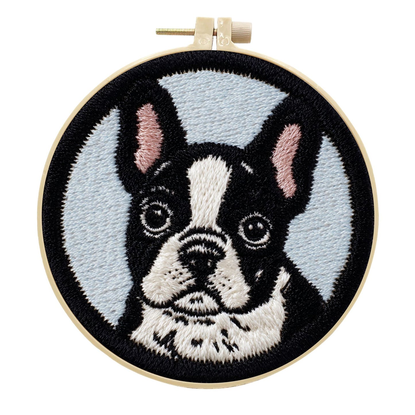 Moonlit Frenchie -Punch Needle Kit