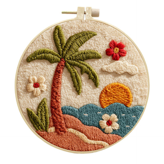 Tropic Sunset-Punch Needle Kit