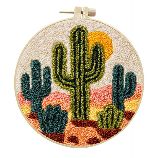 Desert Bloom-Punch Needle Kit
