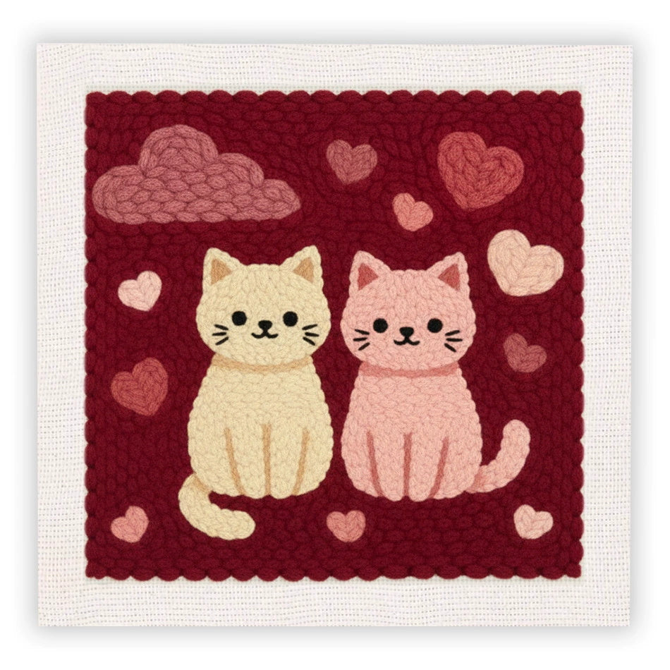 Love Couple Cats