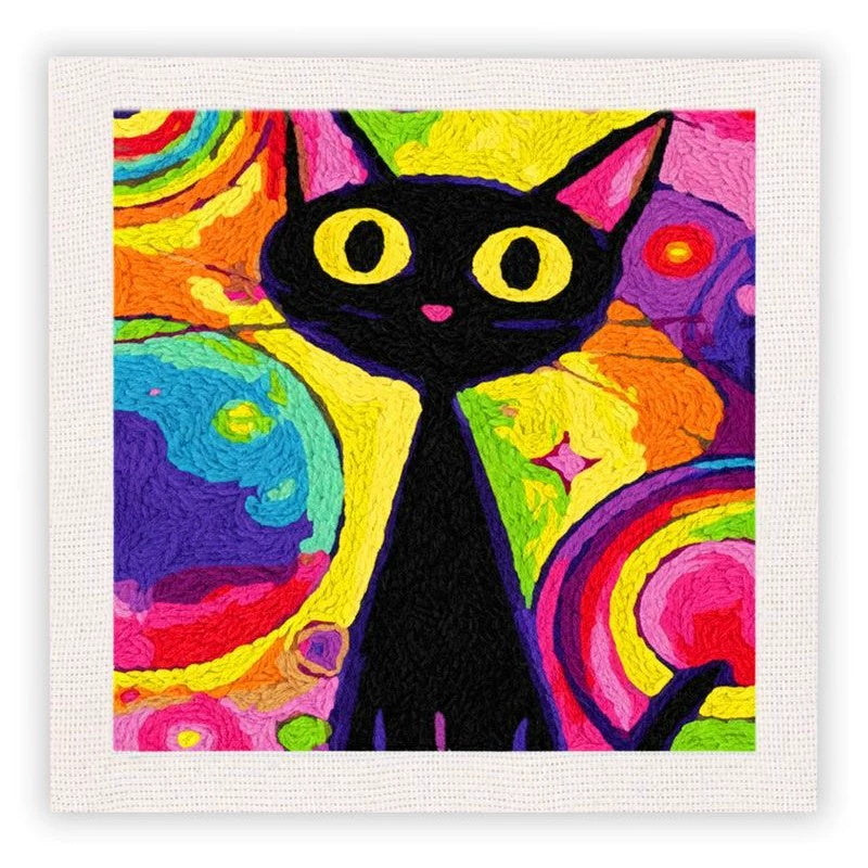 Colorful Psychedelic Cat