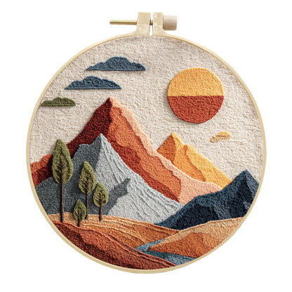 Ember Peaks-Punch Needle Kit