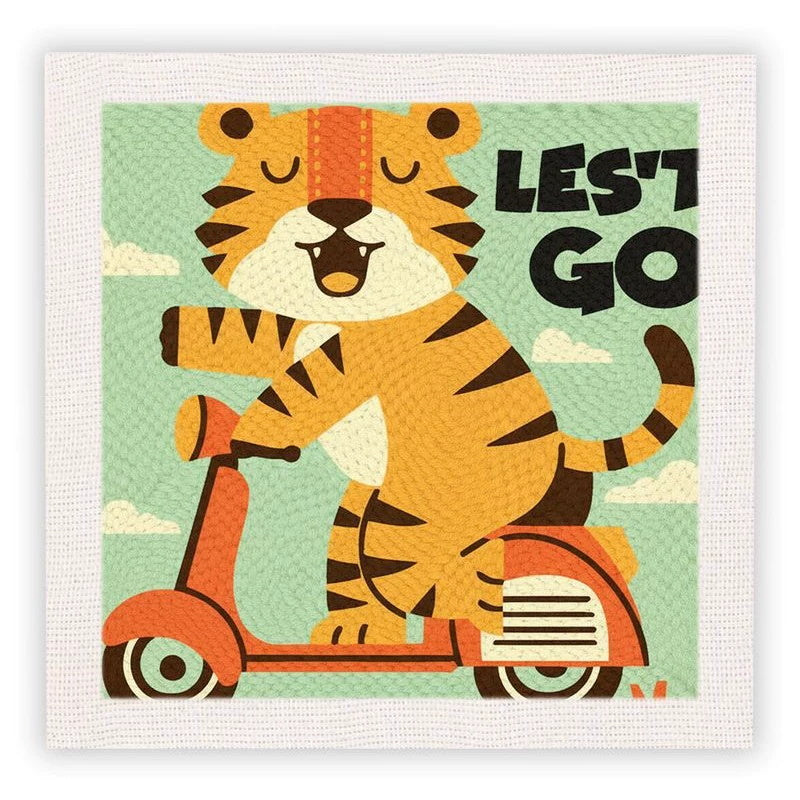 Scooter Riding Tiger