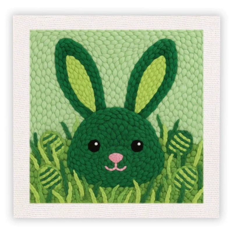 Cute Green Bunny