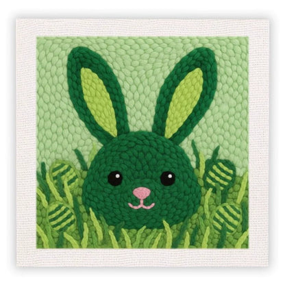 Cute Green Bunny