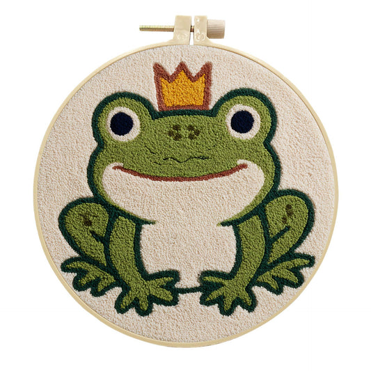 Frog Prince-Punch Needle Kit