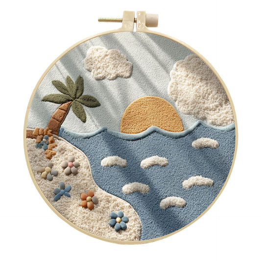 Pastel Shore-Punch Needle Kit