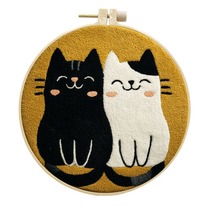 Purrfect Pair -Punch Needle Kit