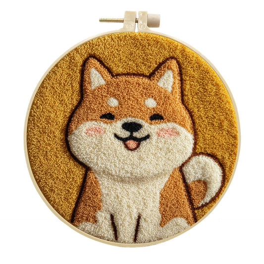 Sunny Shiba-Punch Needle Kit