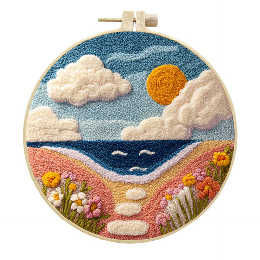 Seaside Path-Punch Needle Kit