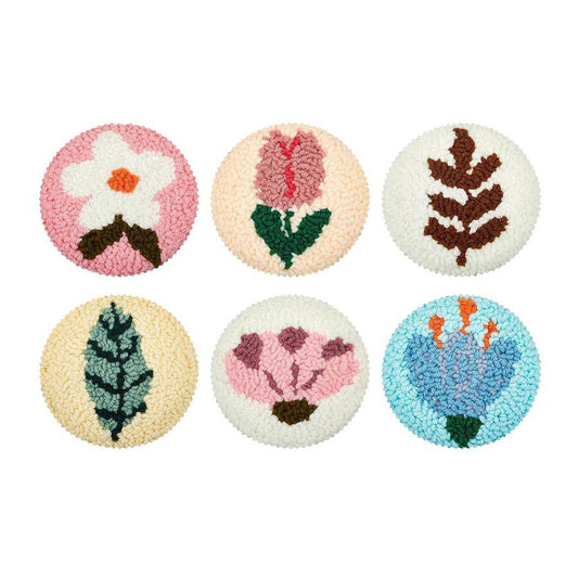 Garden Muse-Punch Needle Coaster